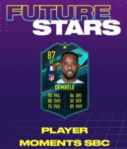 Moments Moussa Dembele SBC