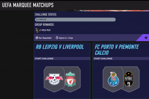 UEFA Marquee Matchups SBC