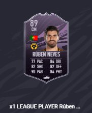 PL League Player II  Ruben Neves