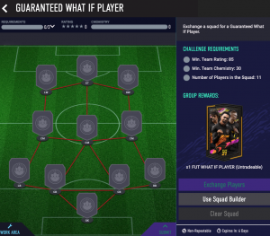 Guaranteed WHAT IF Player SBC