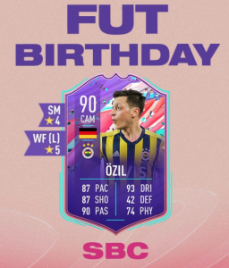 FUT Birthday Özil SBC