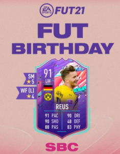 FUT Birthday Reus