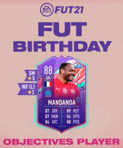 FUT Birthday Mandanda objectives