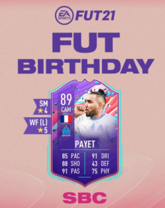 FUT Birthday Payet SBC