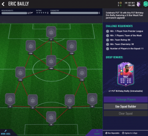 FUT Birthday Eric Baily SBC