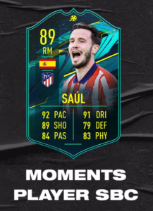 Player Moments Saul SBC