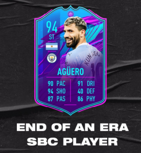 End of Era Aguero SBC