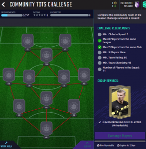 Community TOTS Challenge SBC