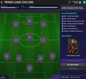 Premier League Challenge SBC