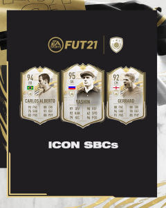 ICON SBCs / Carlos Alberto / Yashin / Gerrard