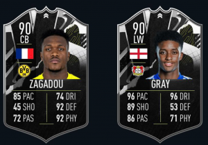 Showdown Dan-Axel Zagadou vs Demarai Gray