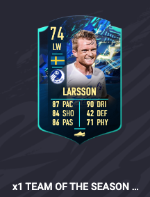 Silver Stars Objective TOTS Moment Larsson