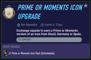 PRIME OR MOMENTS ICON UPGRADE