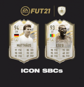 Matthaus /Etoo Moments ICON SBC